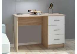 Компьютерный стол Бишоп 3 дуб сонома / белый (112x57x75,6)