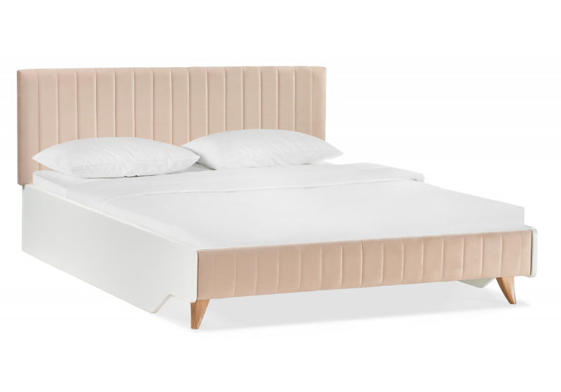 Кровать Briton 160х200 с настилом белая (170x). 